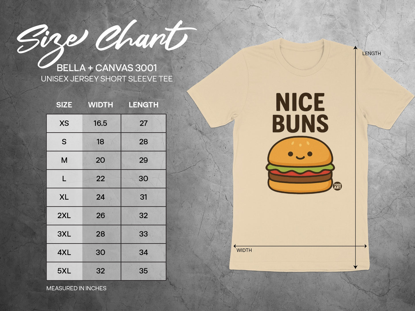 Nice Buns Unisex Jersey Short Sleeve Tee product
