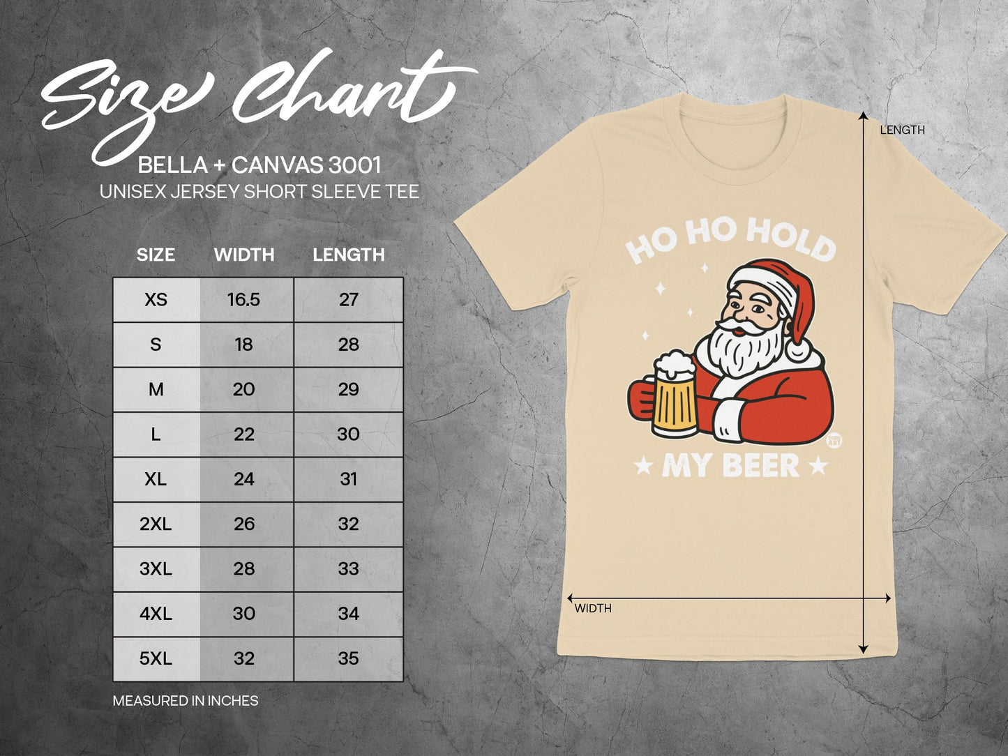 Santa Claus Ho Ho Hold My Beer T-Shirt