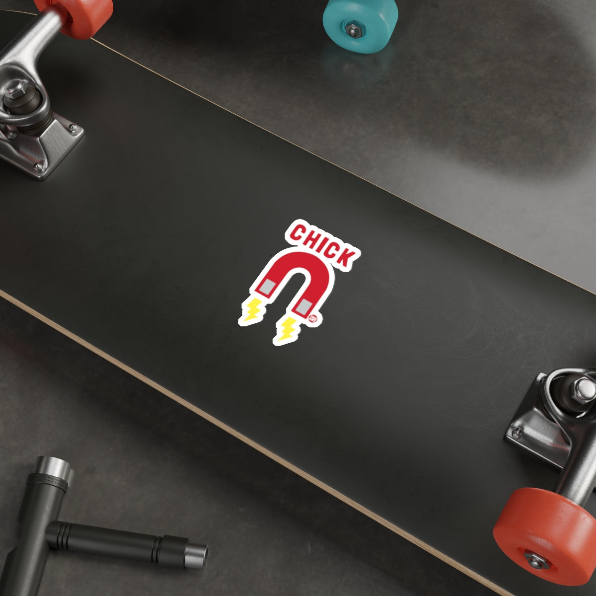 CHICK Magnet Lightning Bolt Design Funny Saying product type