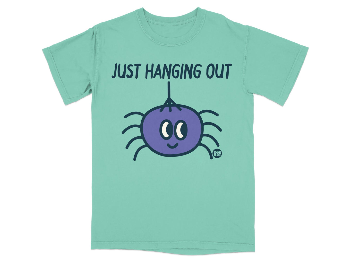Just Hanging Out Spider Graphic T-Shirt