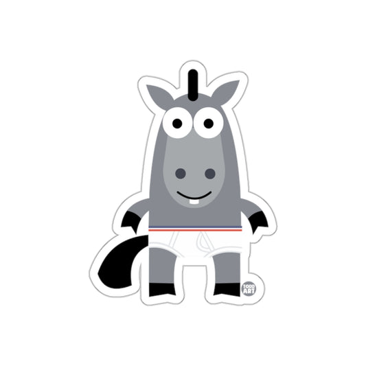 Cute Cartoon Horse Character Sticker for Kids