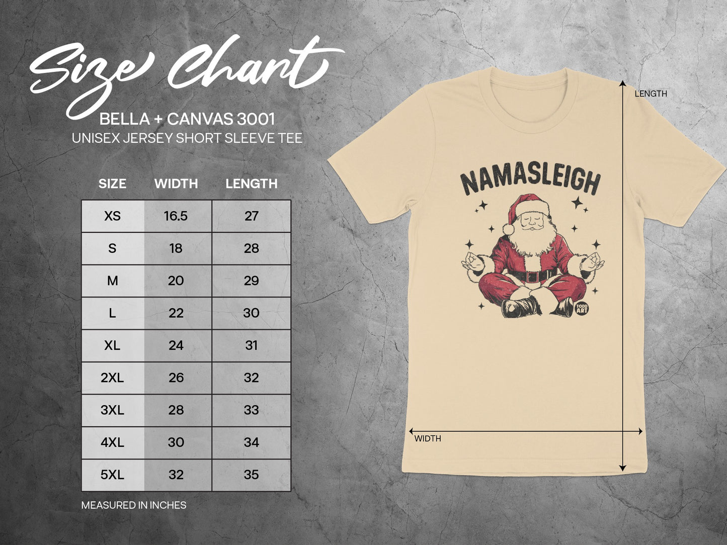Namastay Santa Yoga Shirt Namaste Christmas Apparel