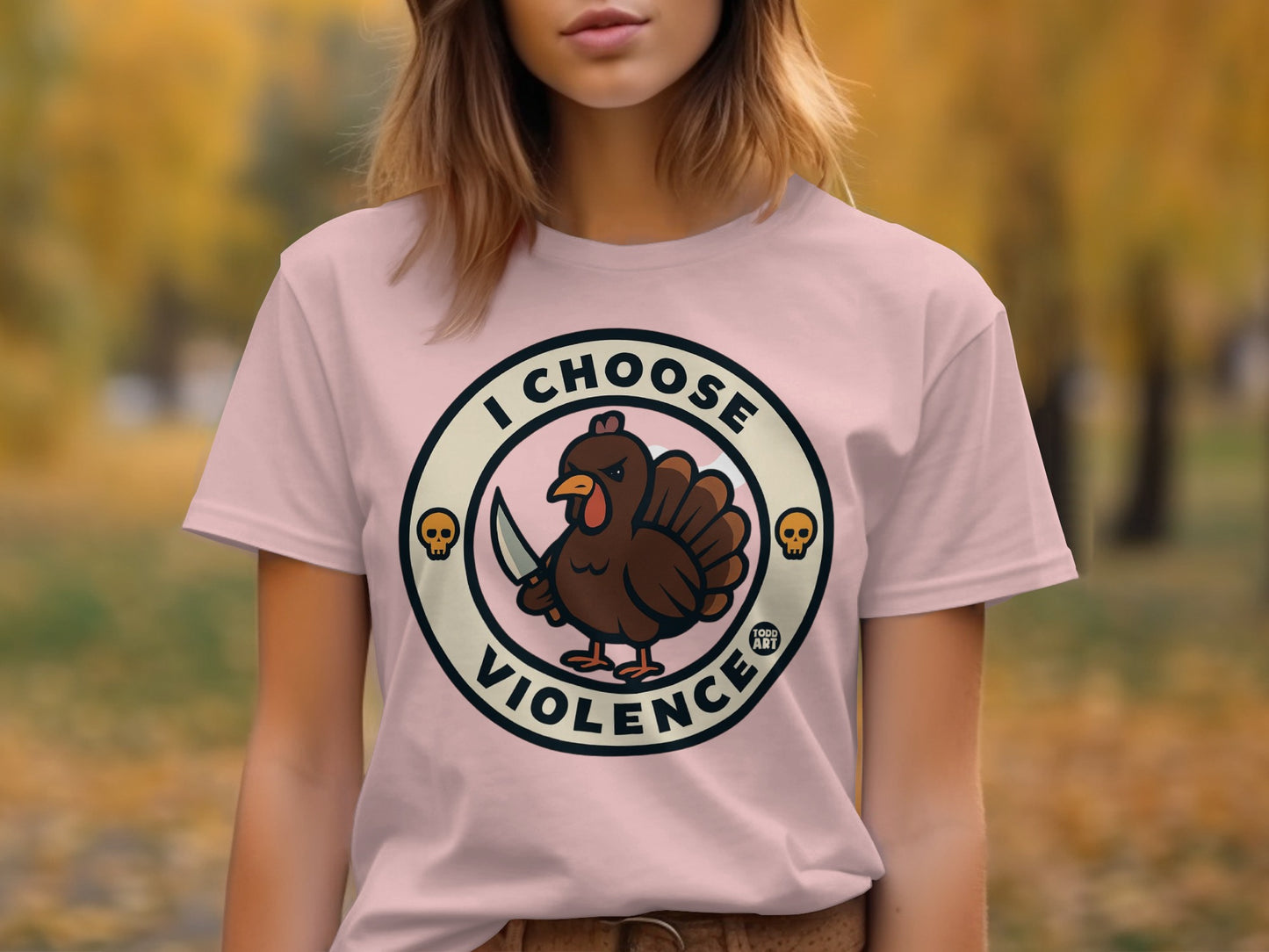I Choose Violence Graphic Tee Funny Statement product