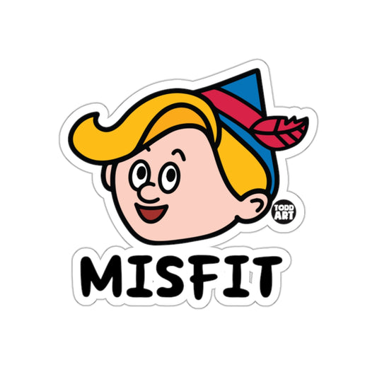 Misfit Todd Art Cartoon Sticker for Fun Decor