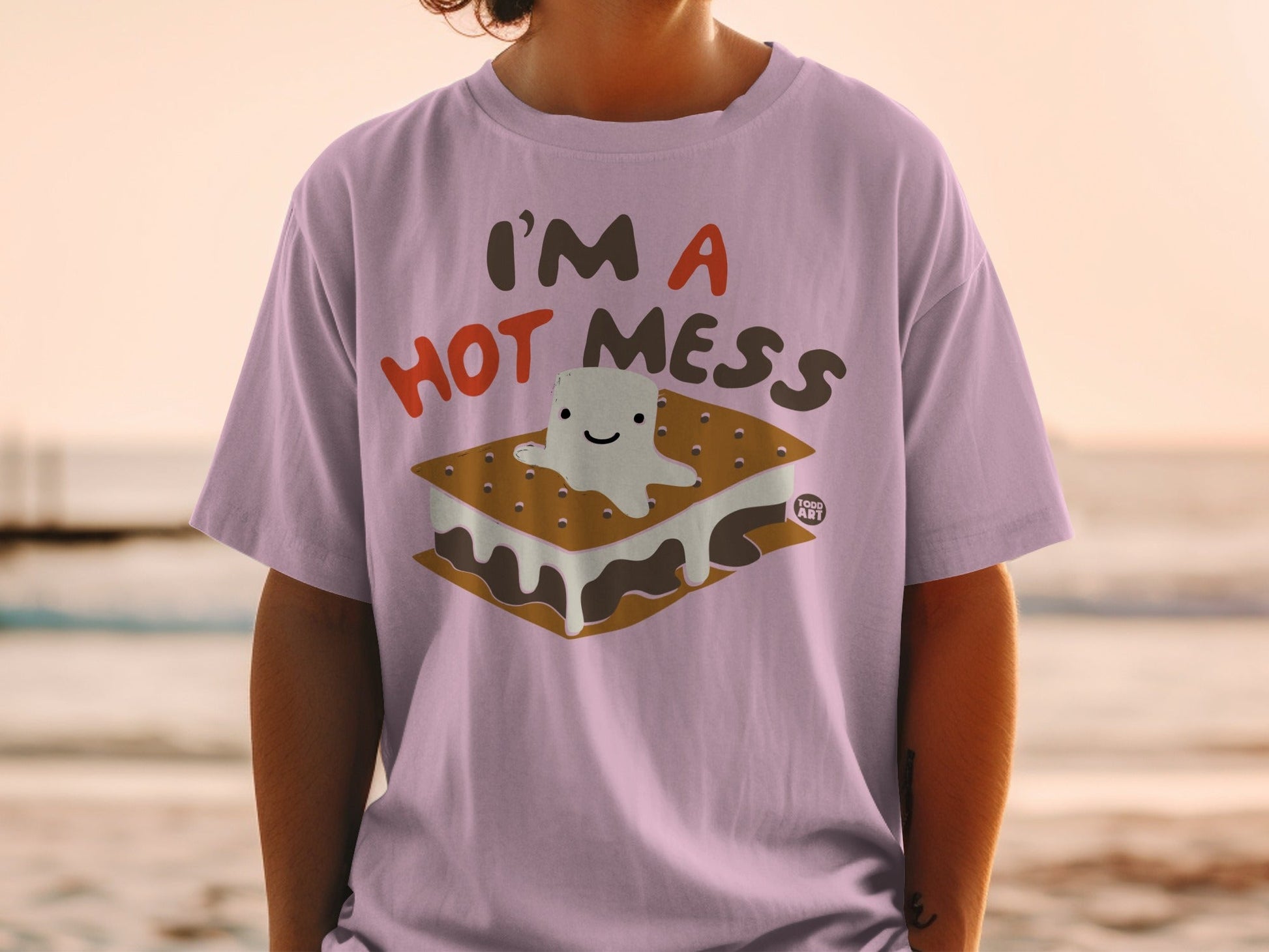 I'm a Hot Mess Cute S'mores Graphic T-Shirt