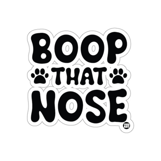 Boop That Nose Cute Animal Lover Sticker Decal