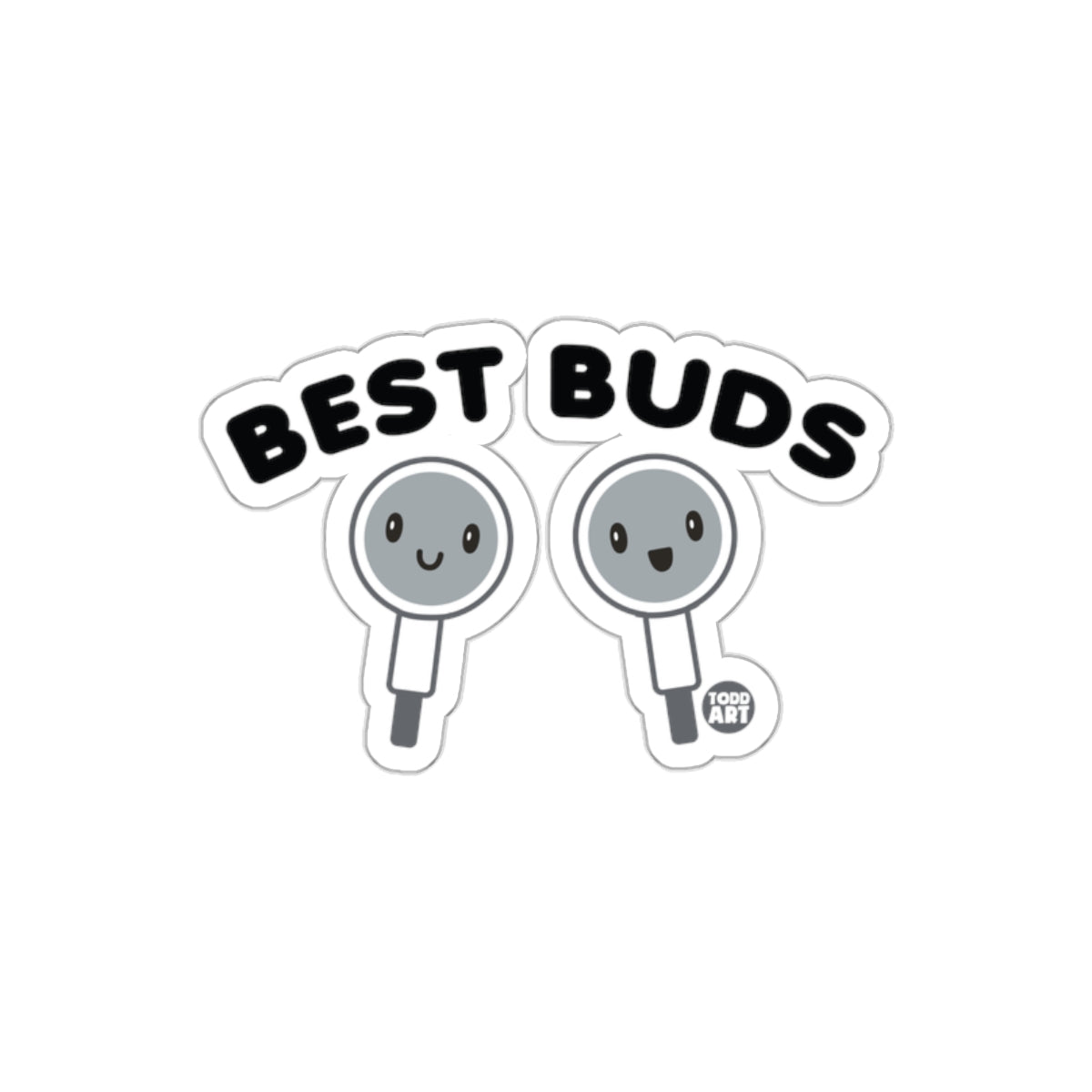 Best Buds Cute Cartoon Friends Sticker Product