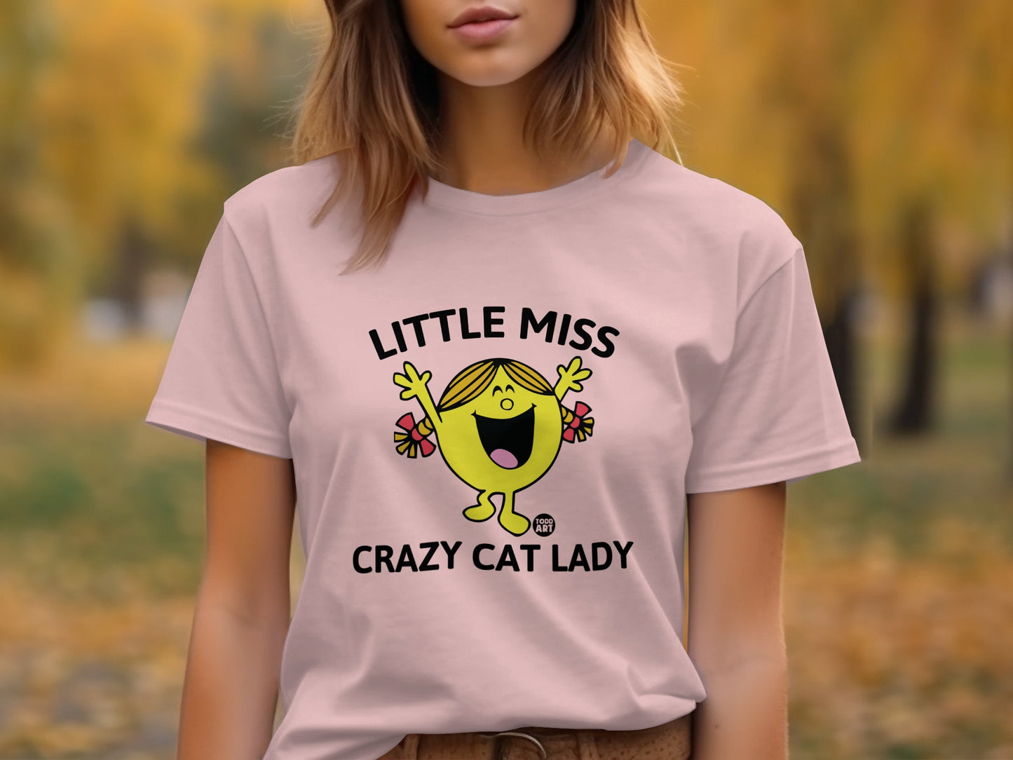Little Miss Crazy Cat Lady Graphic Tee