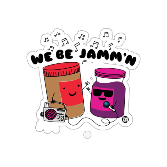 We Be Jammin Peanut Butter and Jam Sticker Product