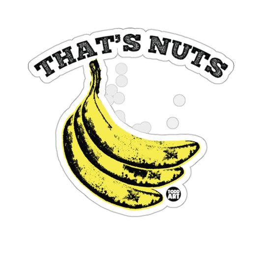 Thats Nuts Yellow Banana Bunch Todd Art Funny Fruit product type