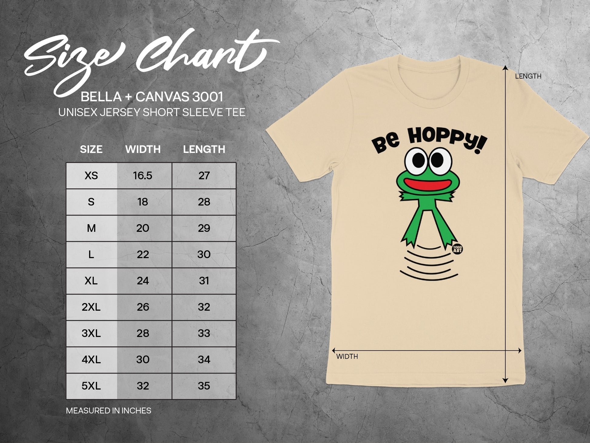 Be Hoppy Frog Design Unisex Jersey Short Sleeve Tee product