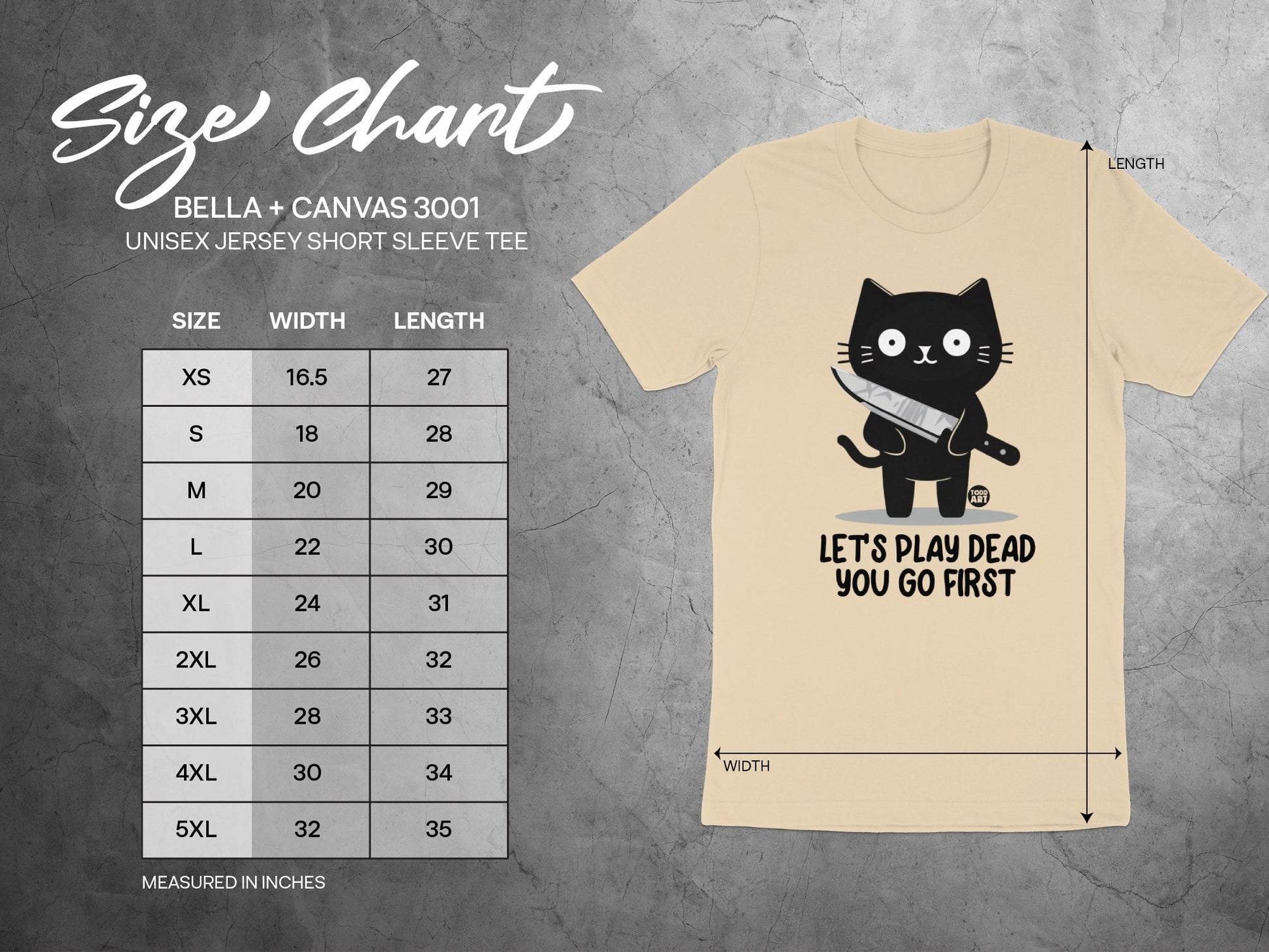 Play Dead You Go First Cat Graphic T-Shirt product