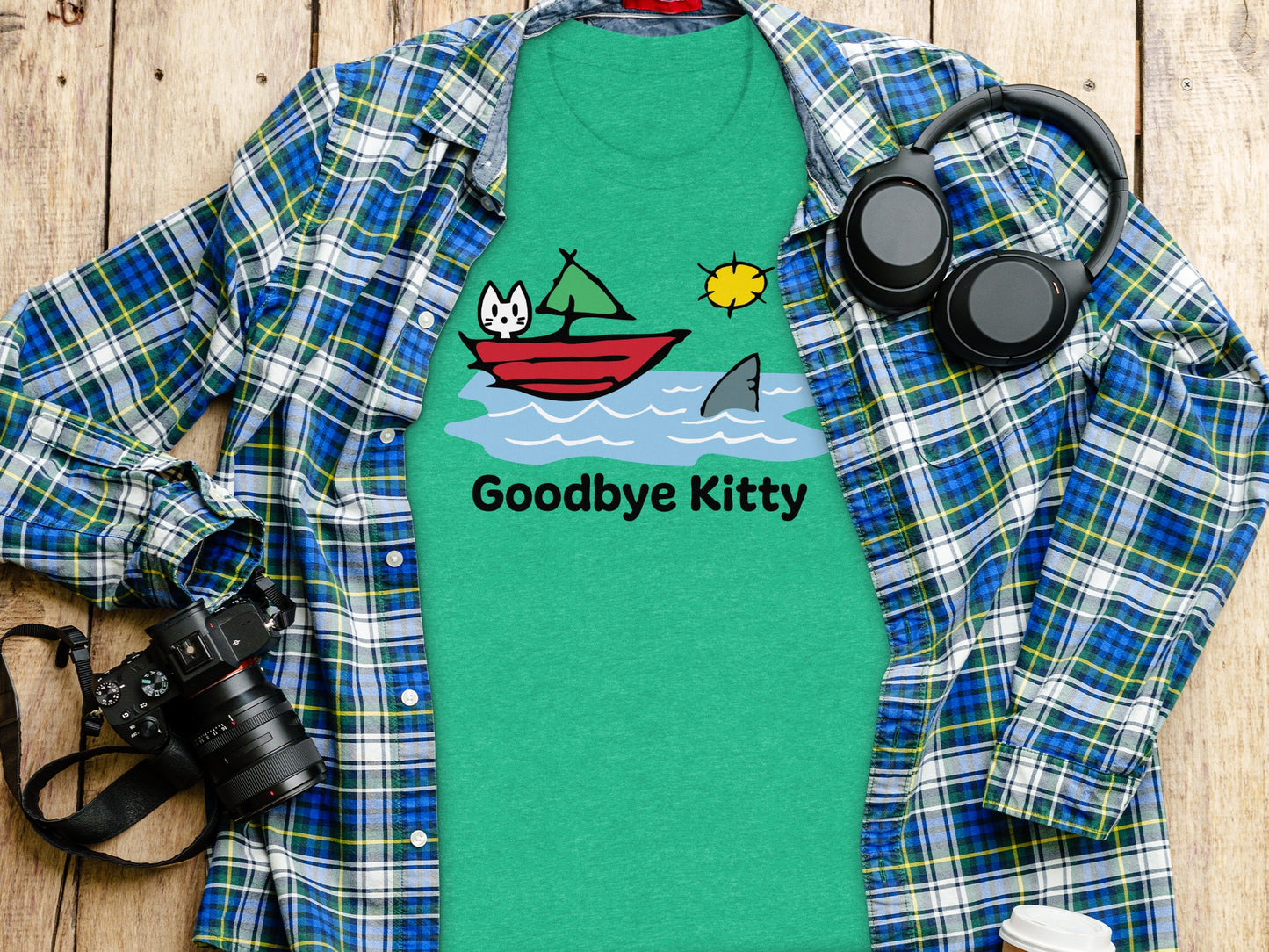 Goodbye Kitty Graphic T-Shirt for Fun and Unique Style