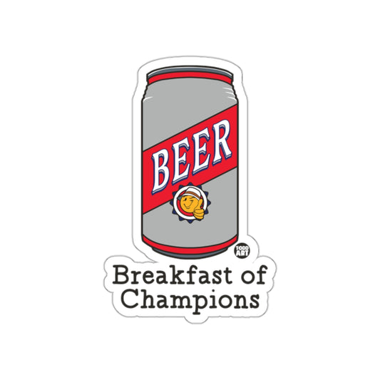 Beer Breakfast of Champions Sticker