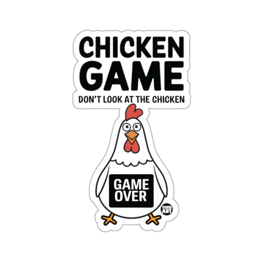 CHICKEN GAME DON'T LOOK AT THE CHICKEN GAME OVER product type