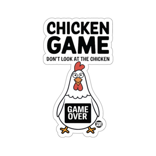 CHICKEN GAME DON'T LOOK AT THE CHICKEN GAME OVER 