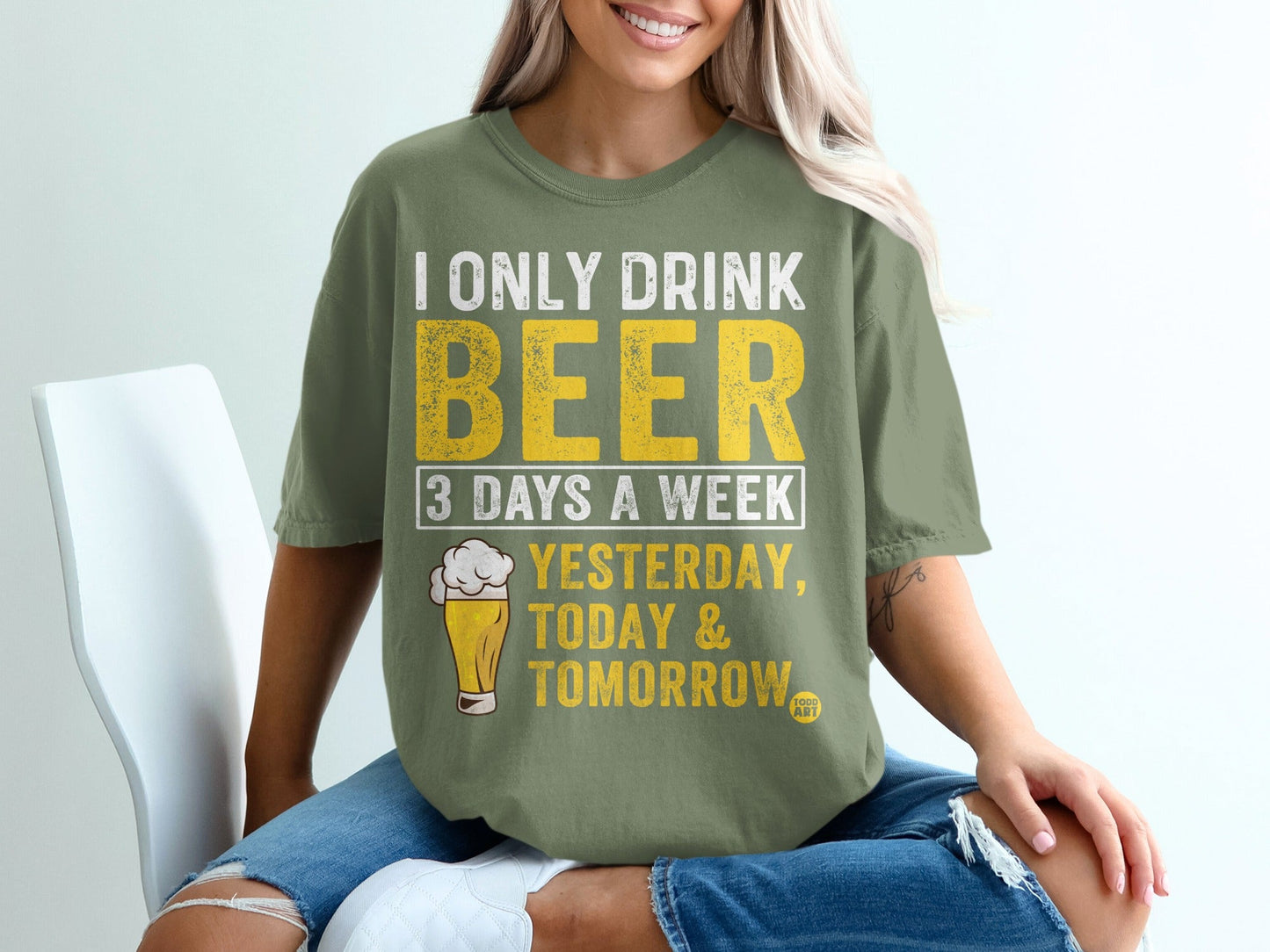 I Only Drink Beer 3 Days a Week Funny T-Shirt