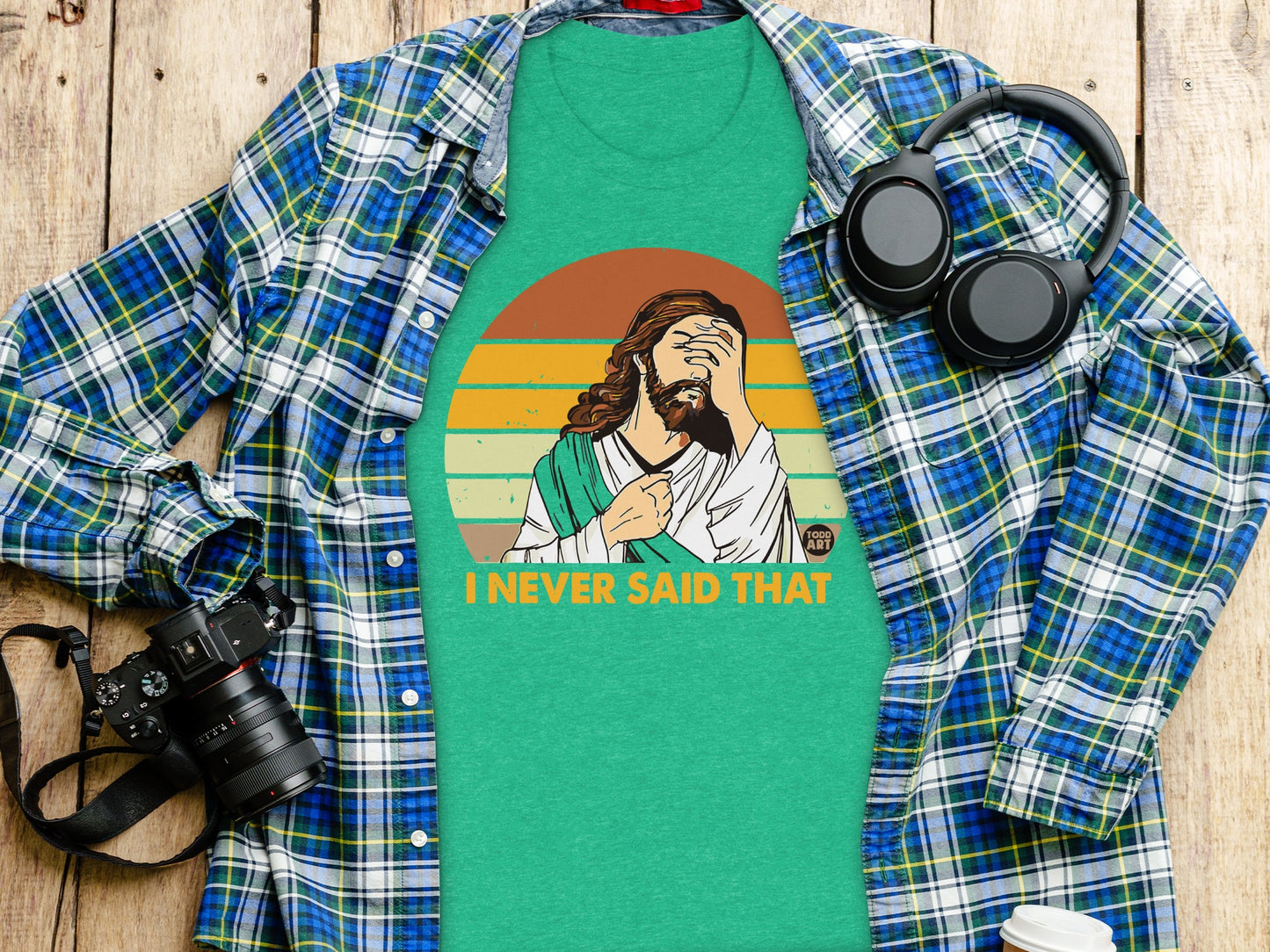 I Never Said That Jesus Funny Graphic T-Shirt product type