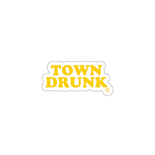 Fun Town Drunk Sticker Perfect for Laptops Tablets