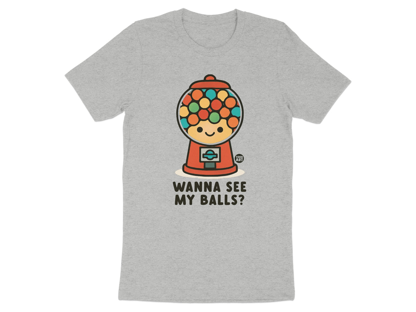 Wanna See My Balls Cute Gumball Machine T-shirt product