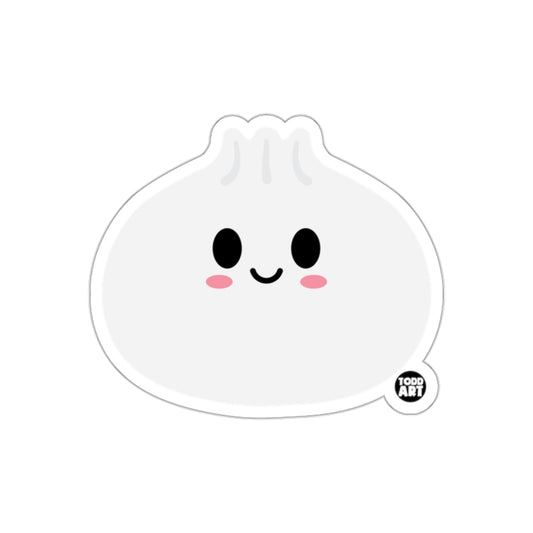 Cute Smiling Dumpling Sticker for Fun and Decoration