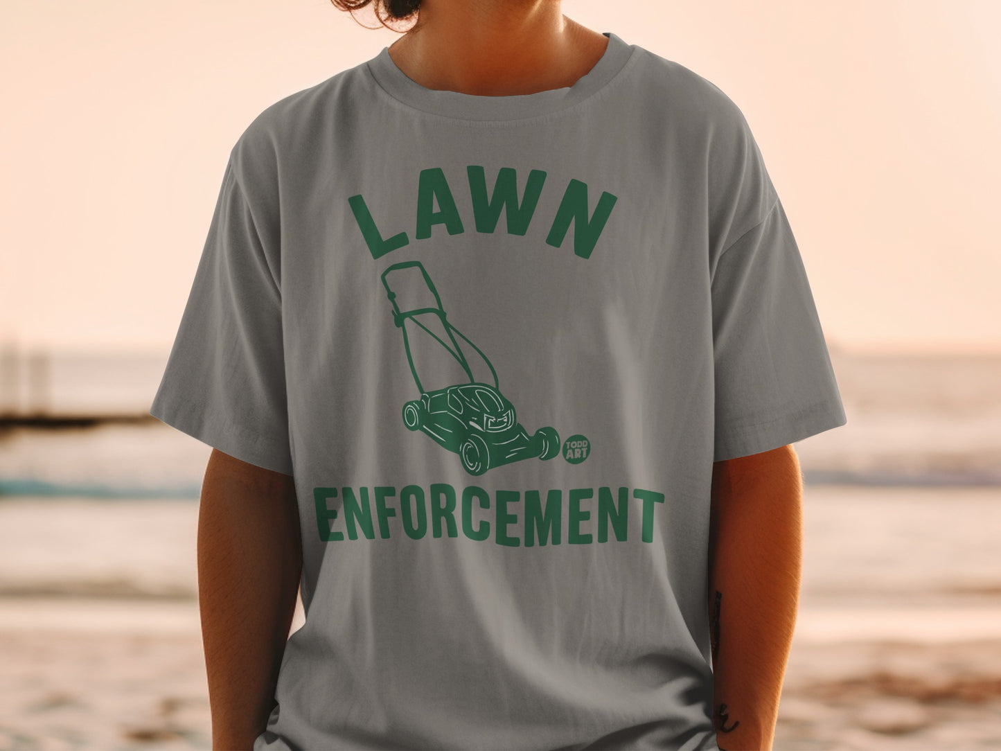 Lawn Enforcement Lawnmower Todd Art product type