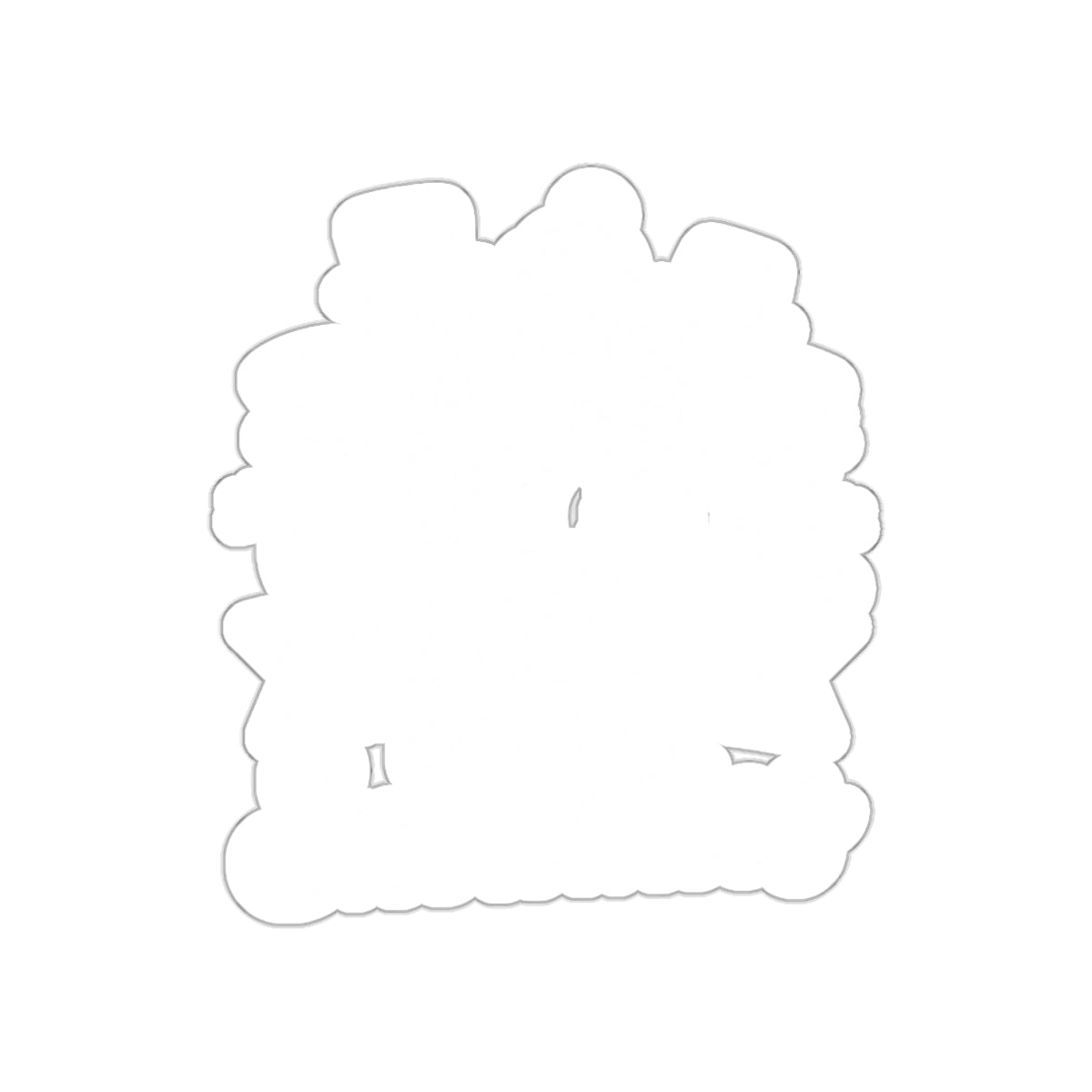 Love Stacked Peep Goodies Hand Drawn Sublimation Transfer