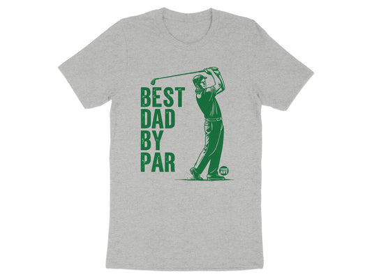 Best Dad By Par Golf Graphic Tee Shirt