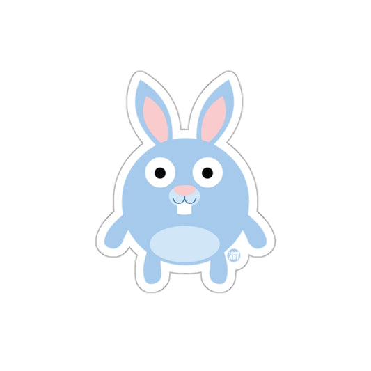 Cute Blue Bunny with Big Ears Sticker Product