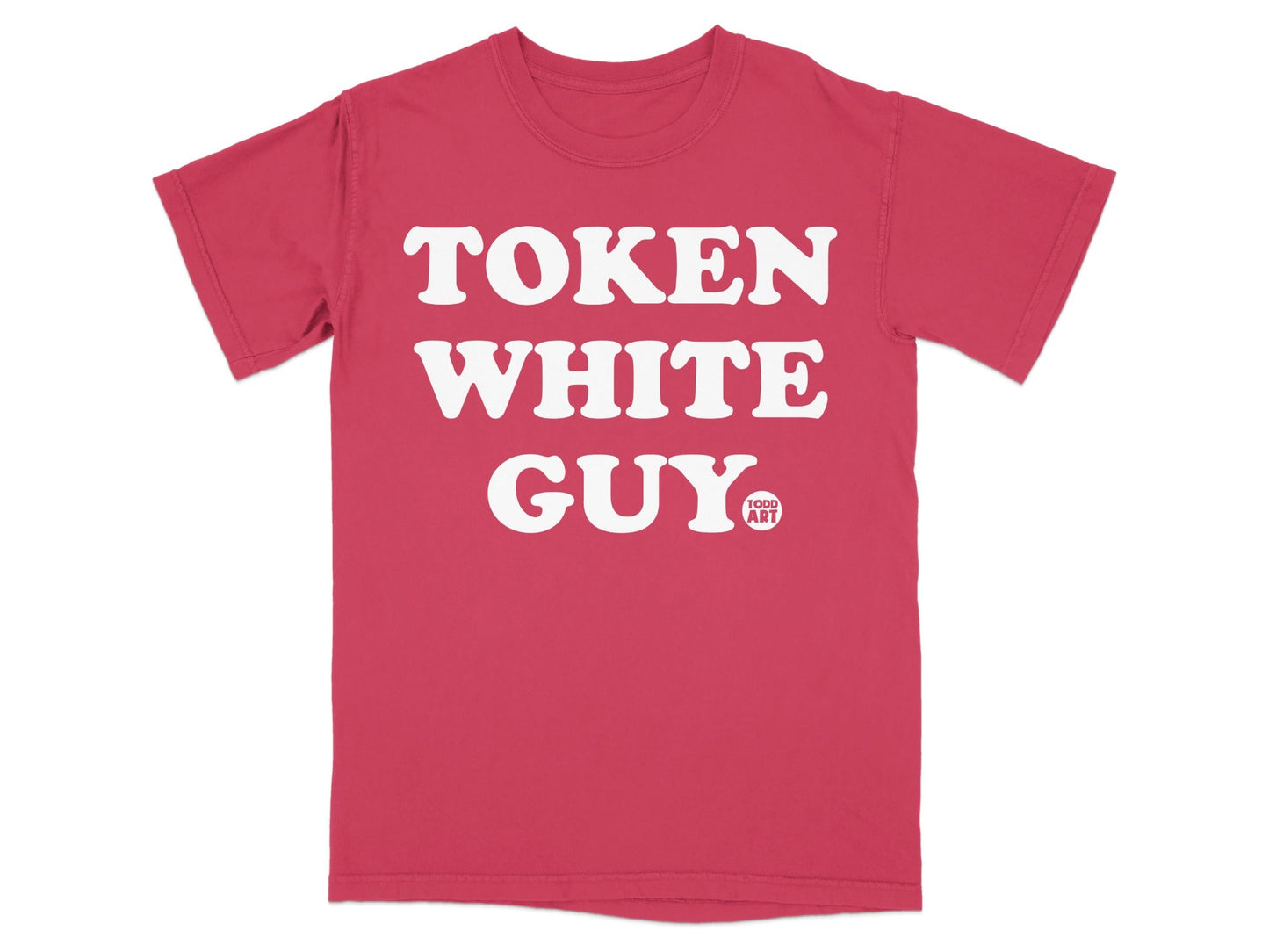Token White Guy Todd Art Graphic T-Shirt