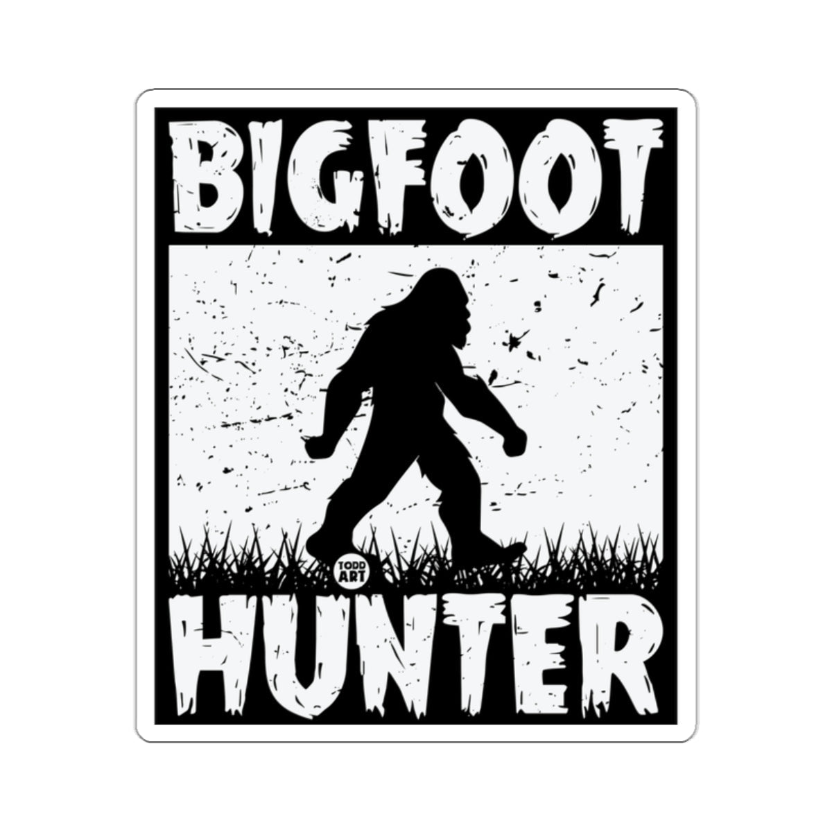 BIGFOOT HUNTER Sasquatch Legend Cryptid Design 