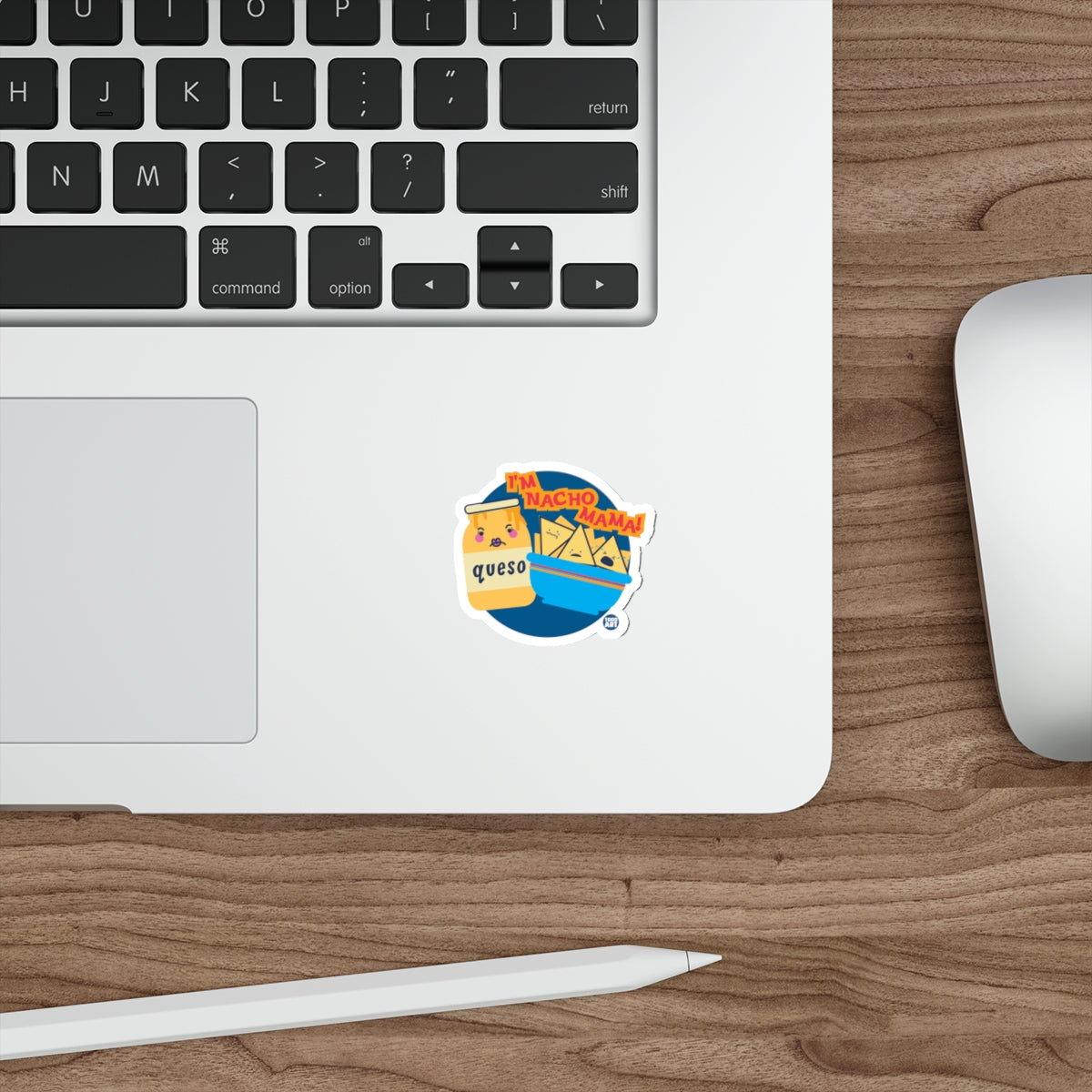 Nacho Mama Queso Laptop Sticker Fun Design decal