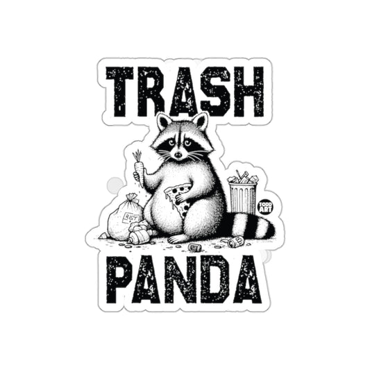 Trash Panda Cute Raccoon with Pizza and Carrot Stickers