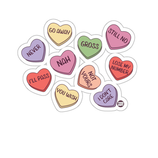 Anti Valentine Rejection Conversation Hearts product type