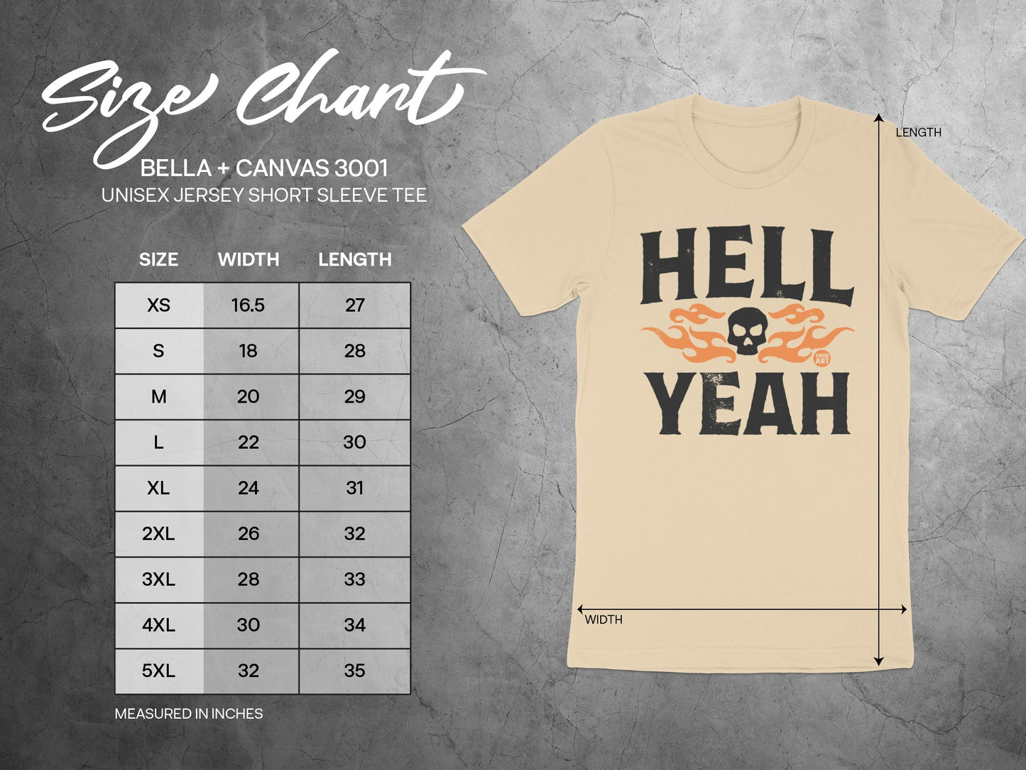 Hell Yeah Skull Flame Graphic Unisex Short Sleeve Tee