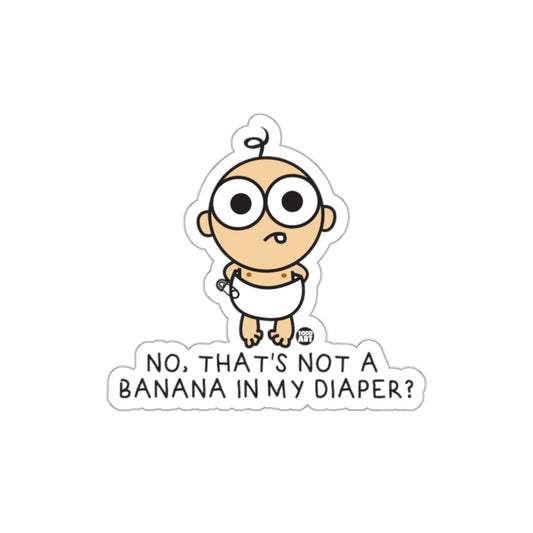 Funny Cartoon Character Sticker with Hilarious Quote