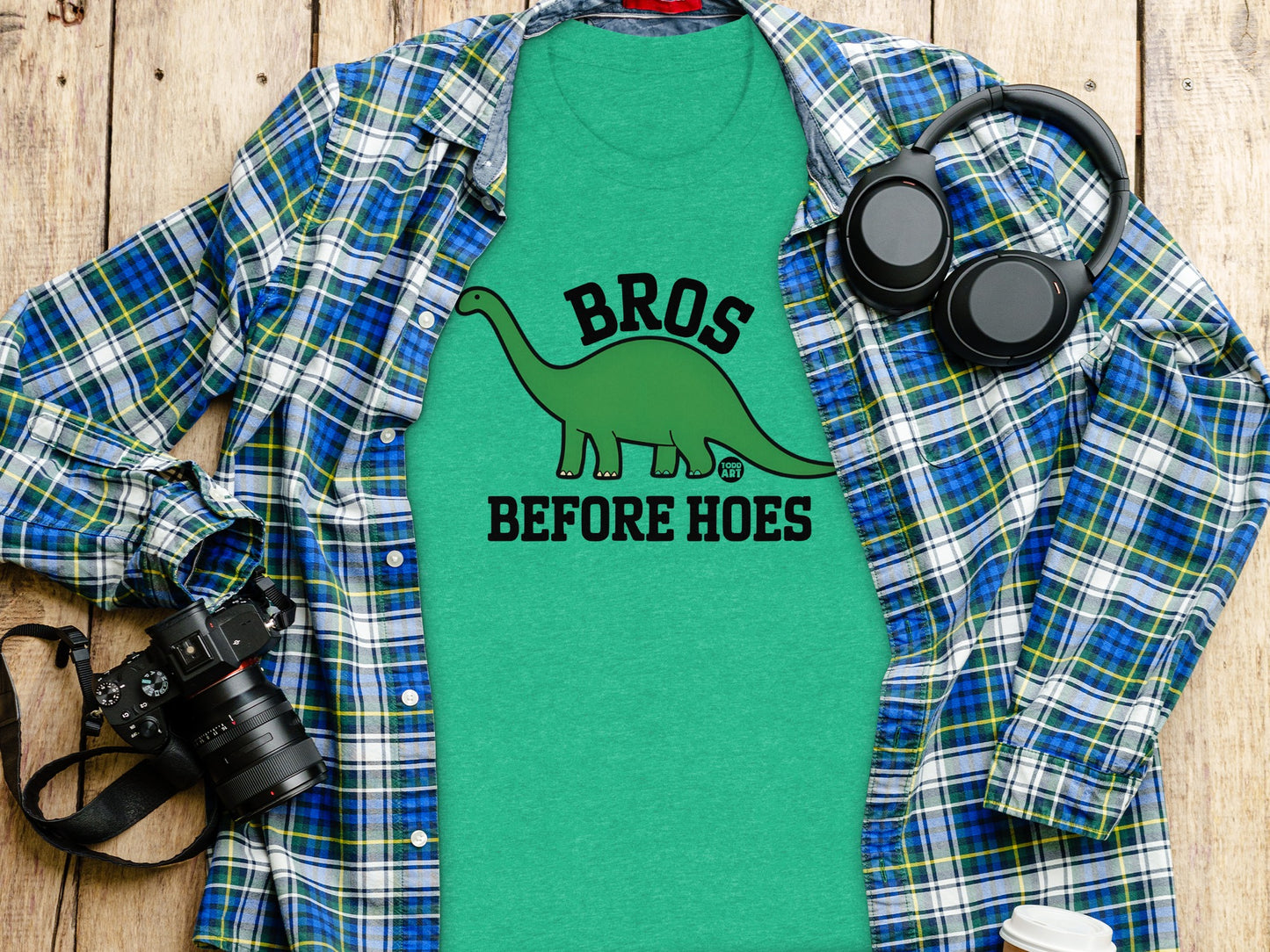 Bros Before Hoes Dinosaur Themed Shirt product type