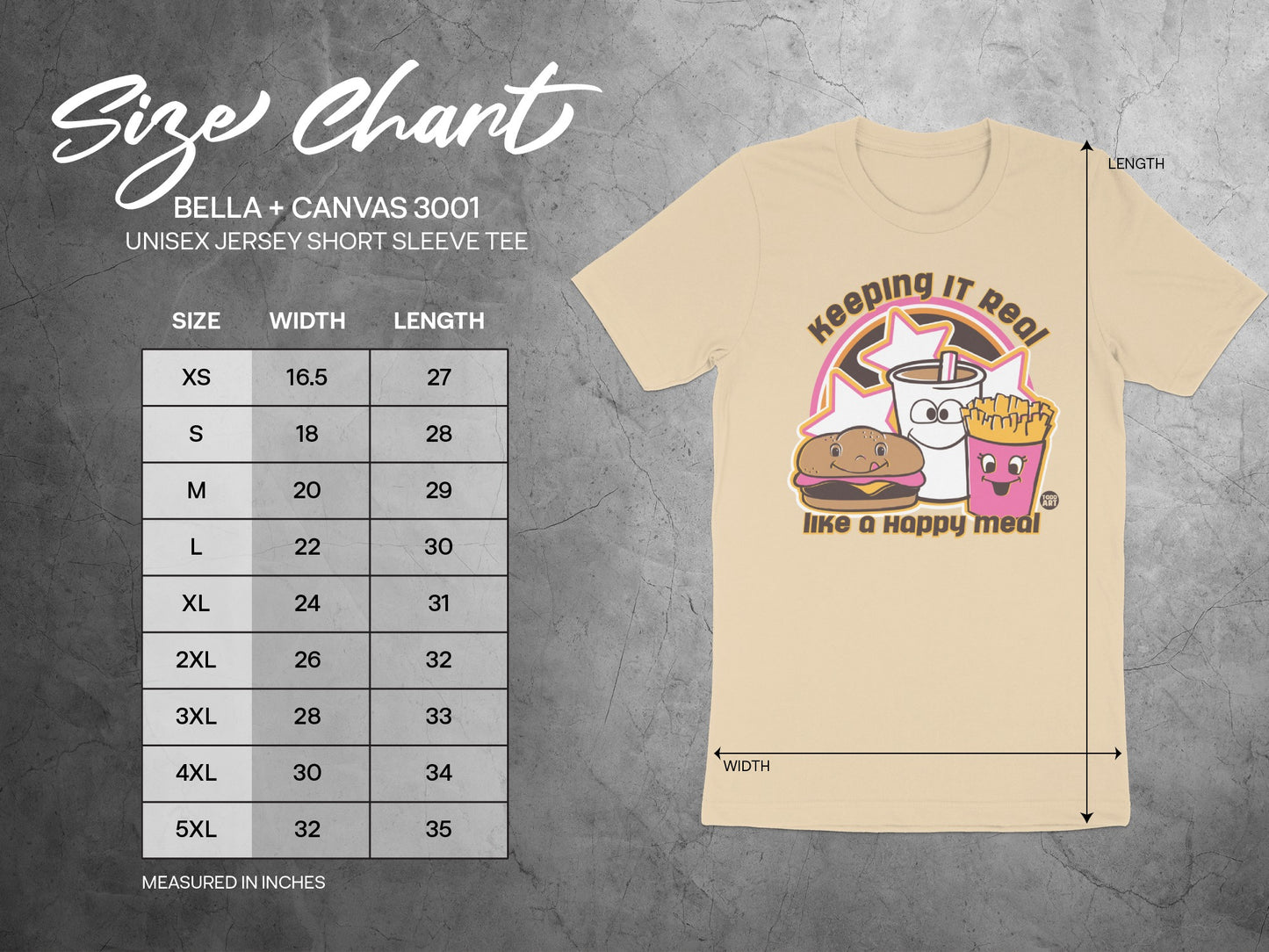 Keeping It Real Like A Happy Meal Short Sleeve Tee product