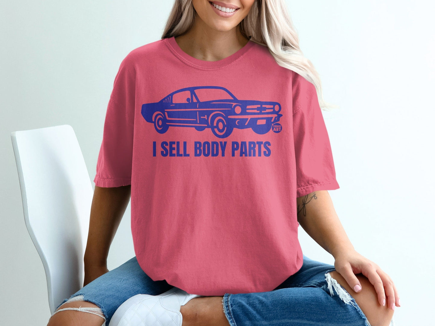 I Sell Body Parts Graphic Design T-Shirt