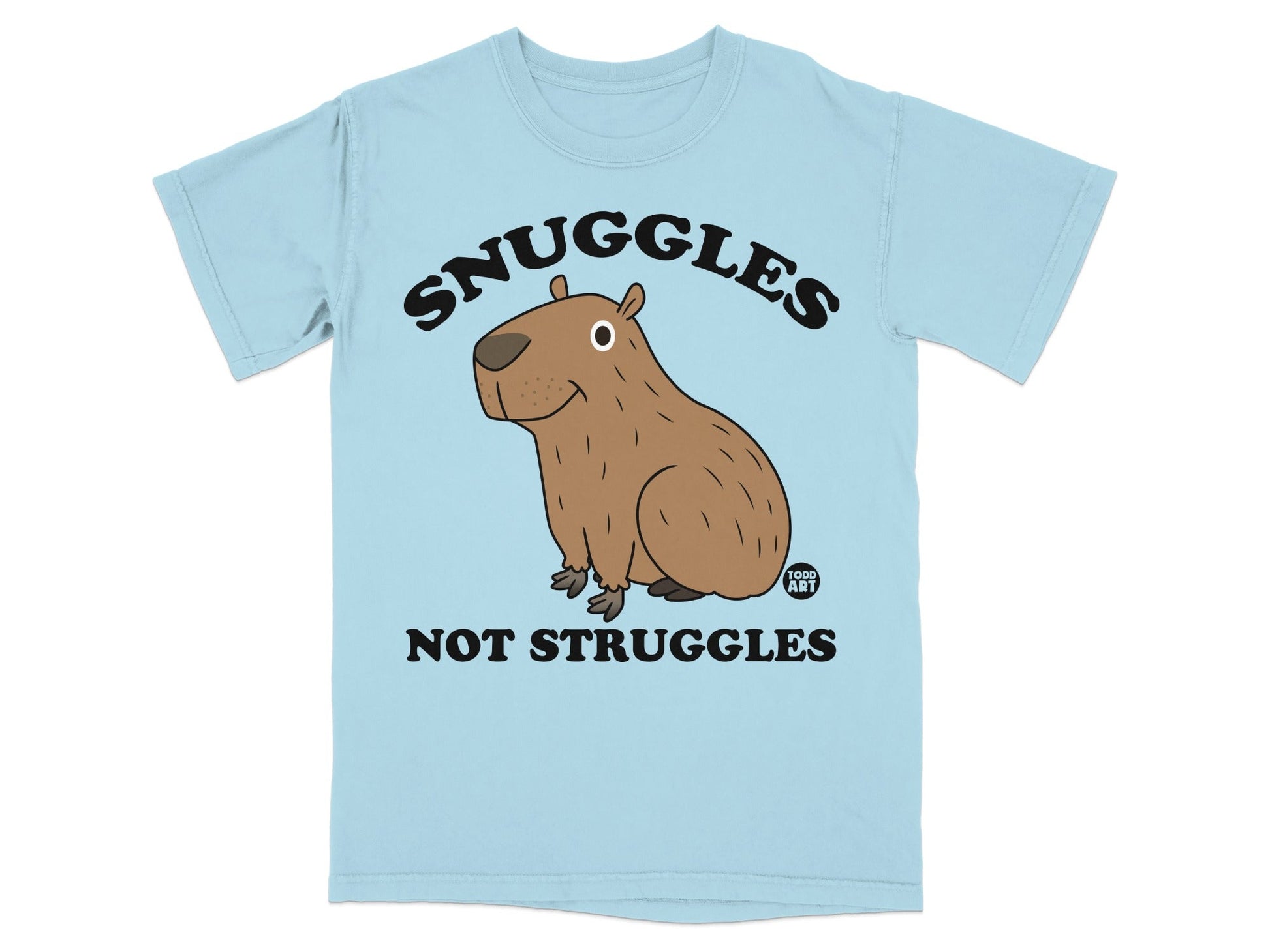 Snuggles Not Struggles Cute Cartoon T-Shirt