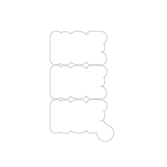 HOE HOE HOE Bold Christmas Sticker for Festive Decor