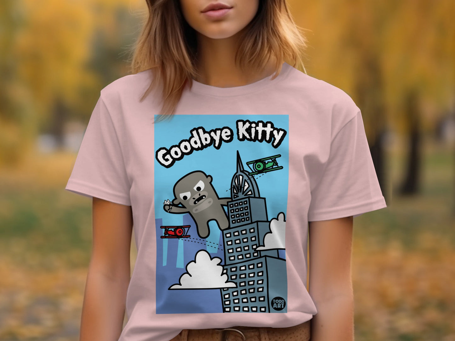 Goodbye Kitty Funny Graphic T-Shirt for Cat Lovers