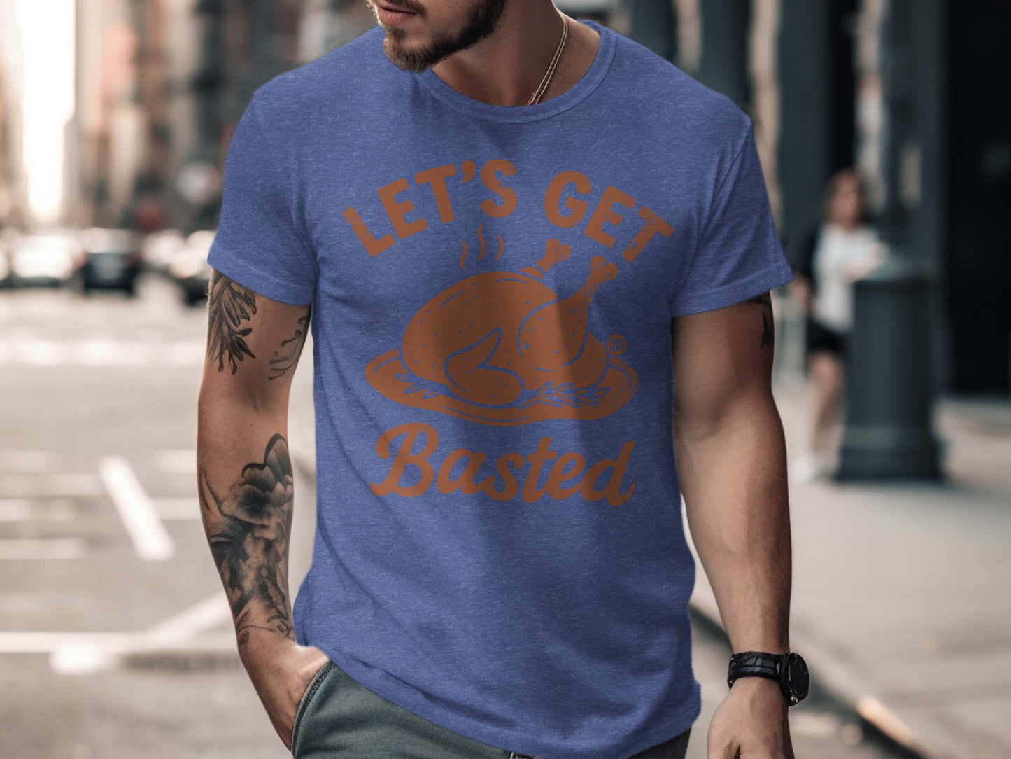Let's Get Basted Graphic Tee Casual Stylish Shirt product