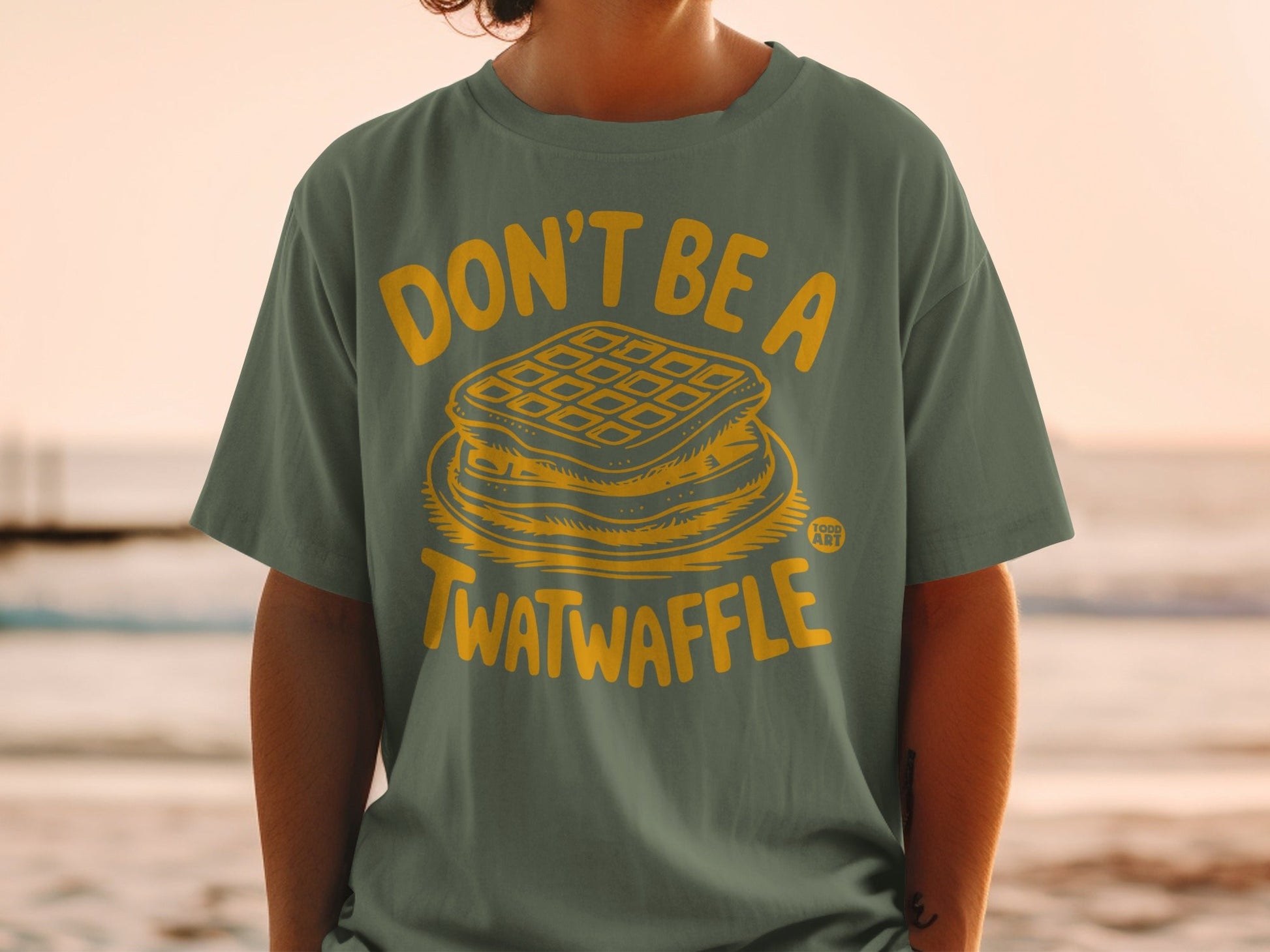 Don't Be a Twatwaffle Graphic Statement Tee