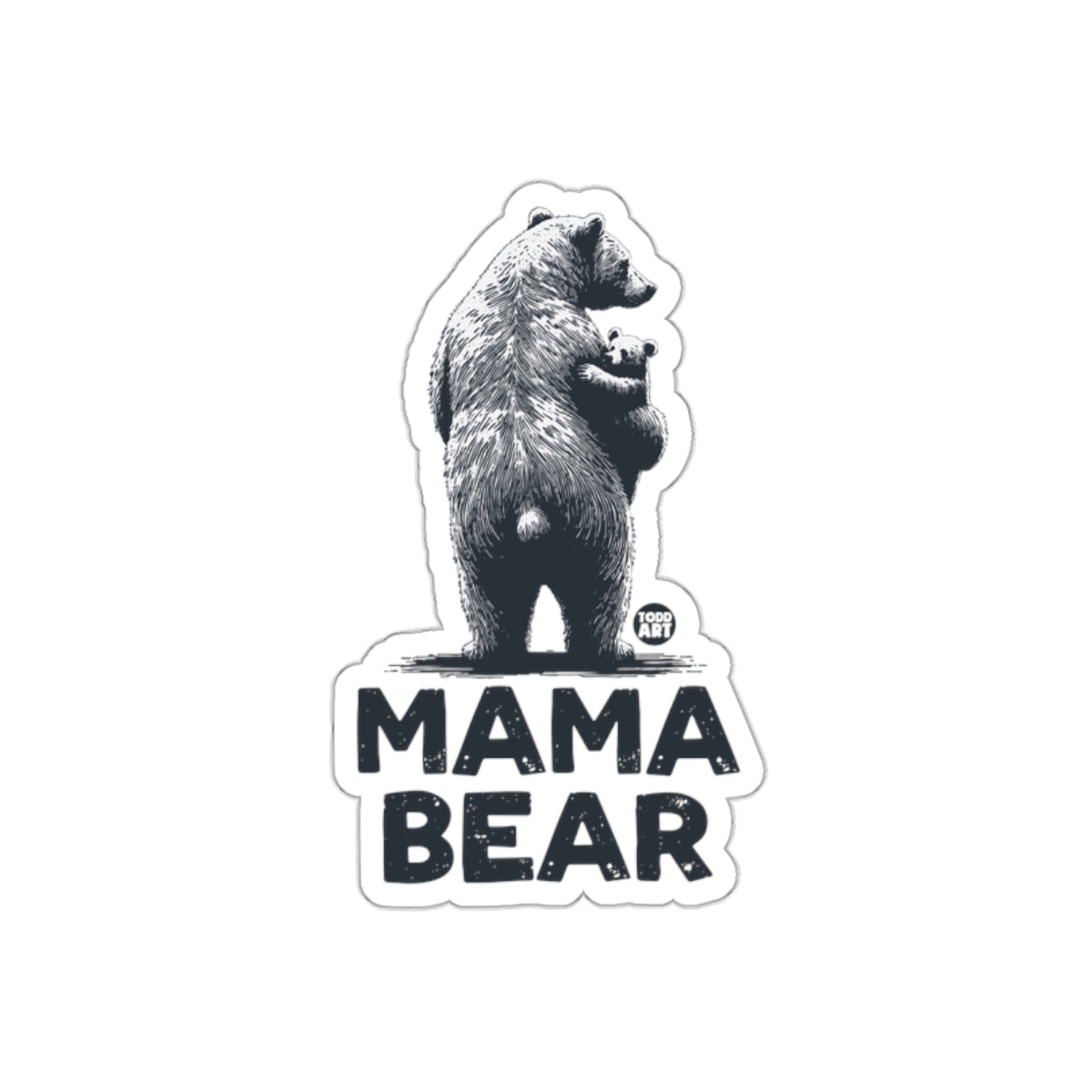 Mama Bear Protective Family Mother's Day Sticker