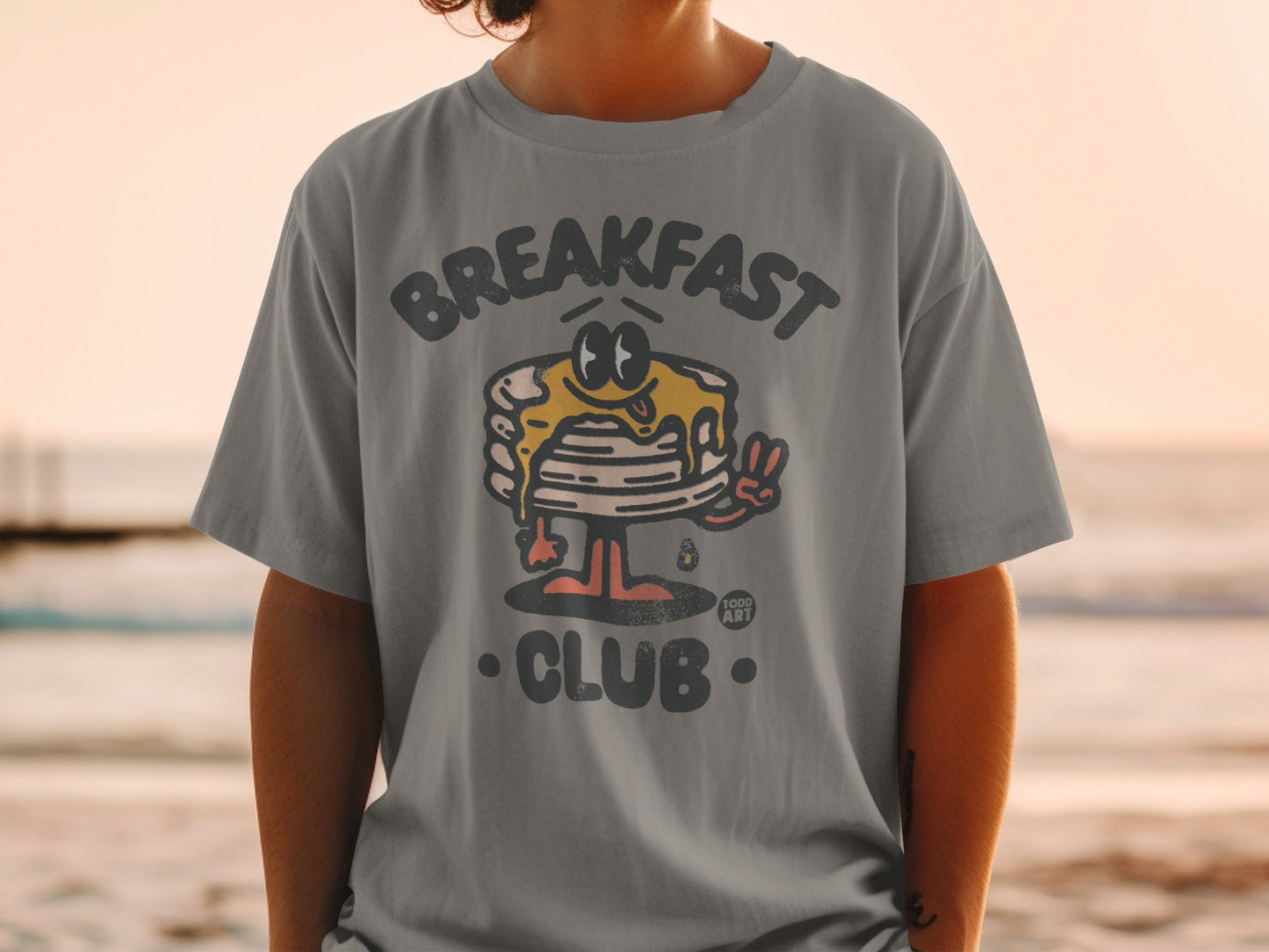 Breakfast Club Graphic Design Fun T-Shirt