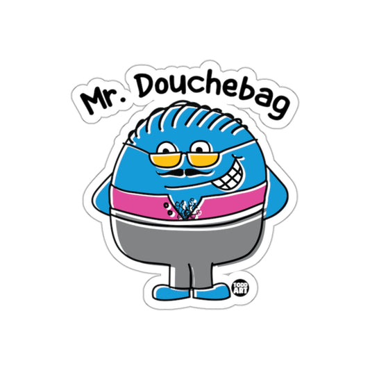 Mr. Douchebag Funny Character Sticker Product