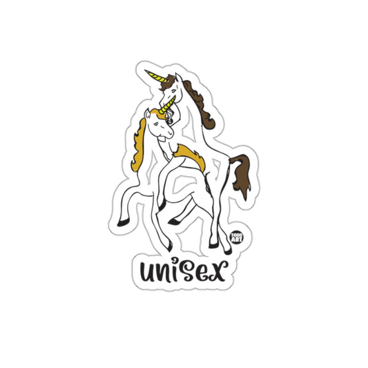 Playful Unicorn Design Unisex Graphic Sticker