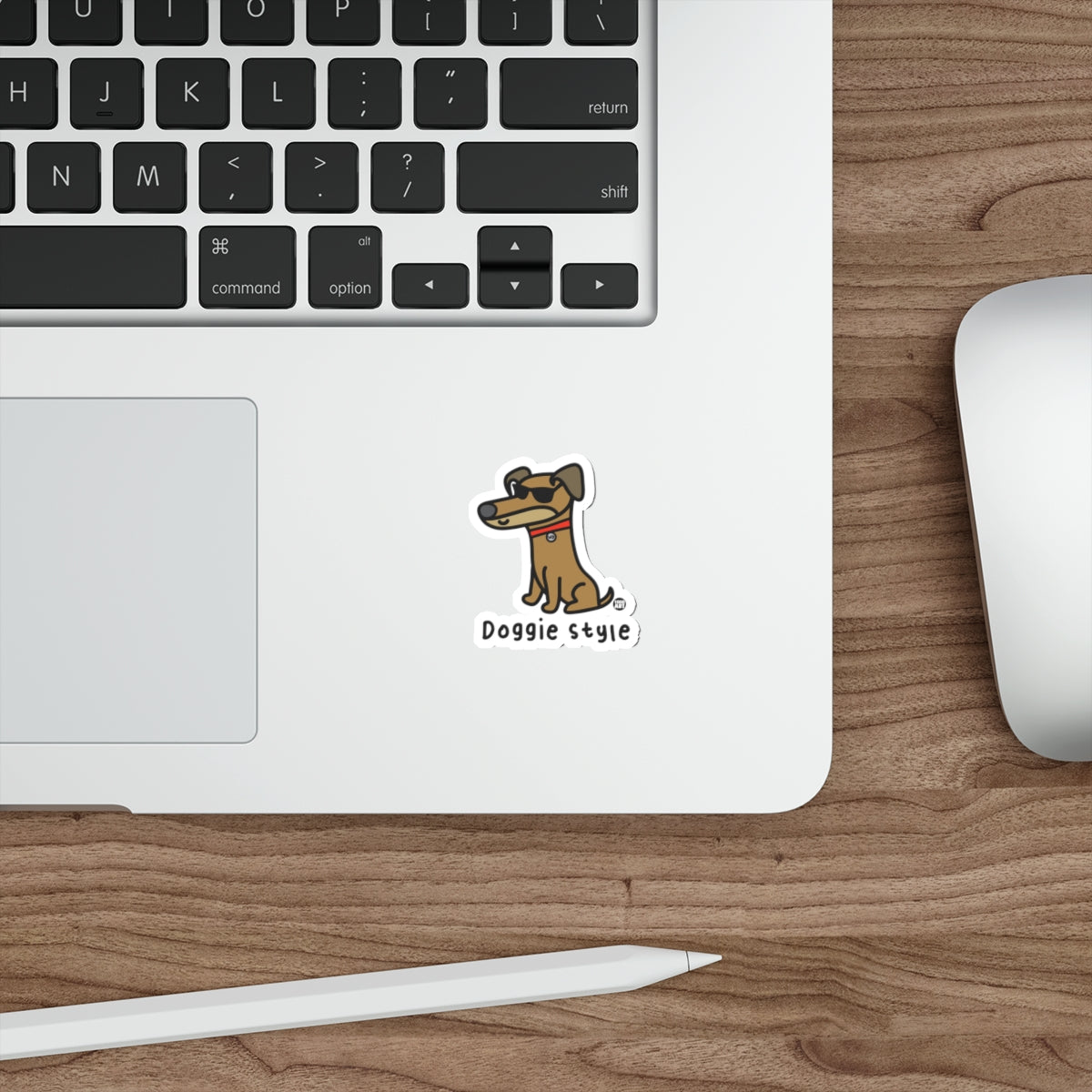 Doggie Style Sunglasses Dog Sticker Cartoon Sticker