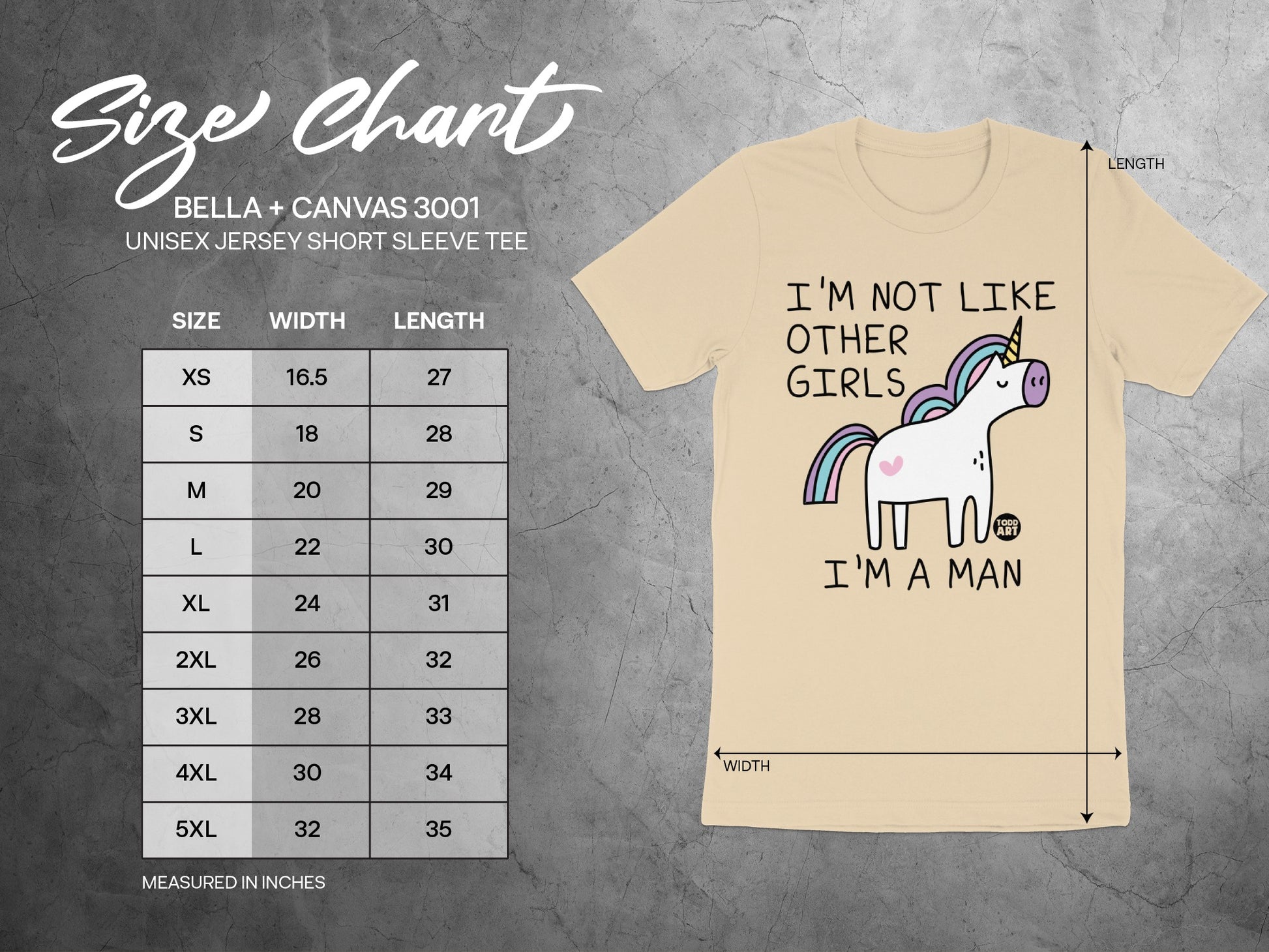 I'm Not Like Other Girls I'm A Man Unisex Jersey Tee